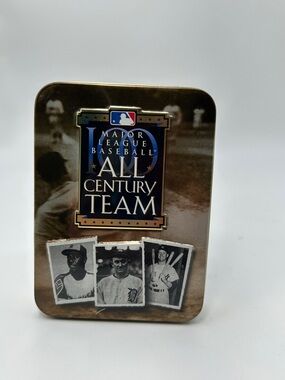 Playing Cards Baseball Players MLB All Century Team Tin